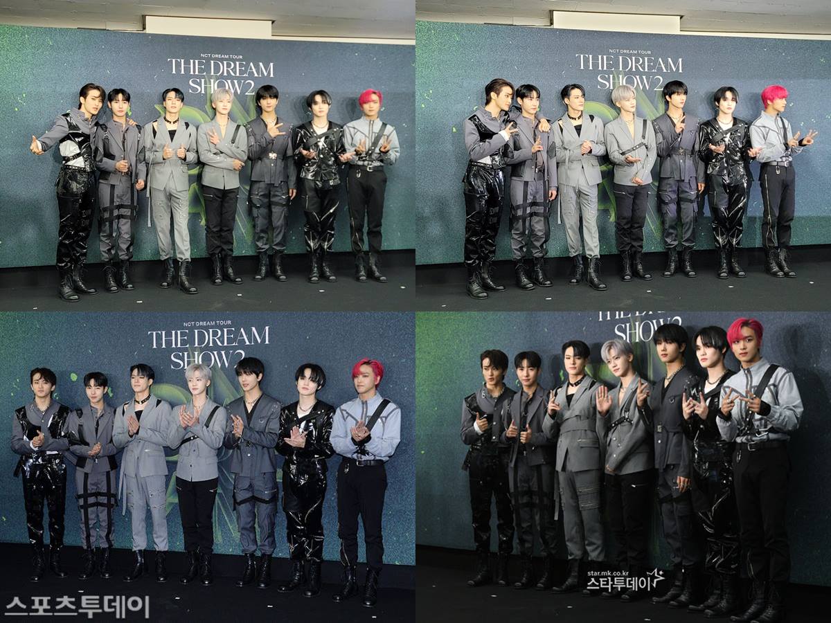 Penampilan NCT Dream di konferensi pers konser