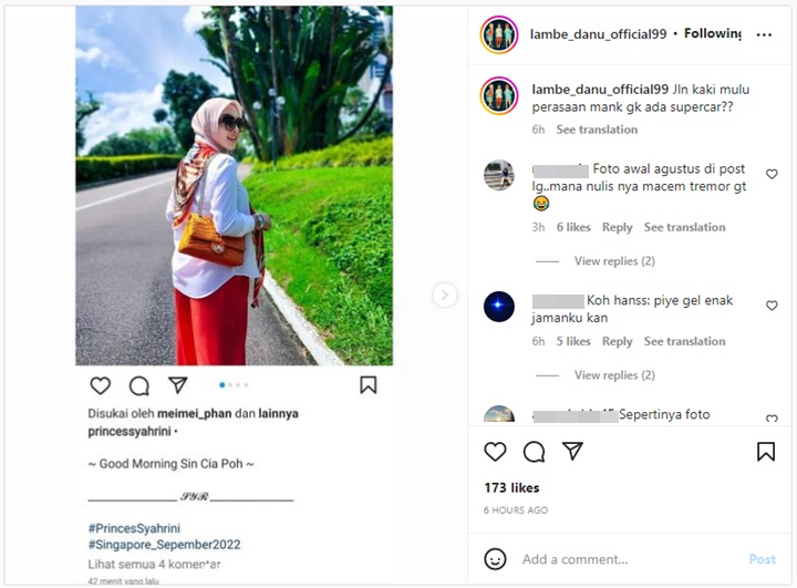Asyik Liburan di Singapura, Syahrini Malah Dituding Bohong dan Unggah Foto Lama