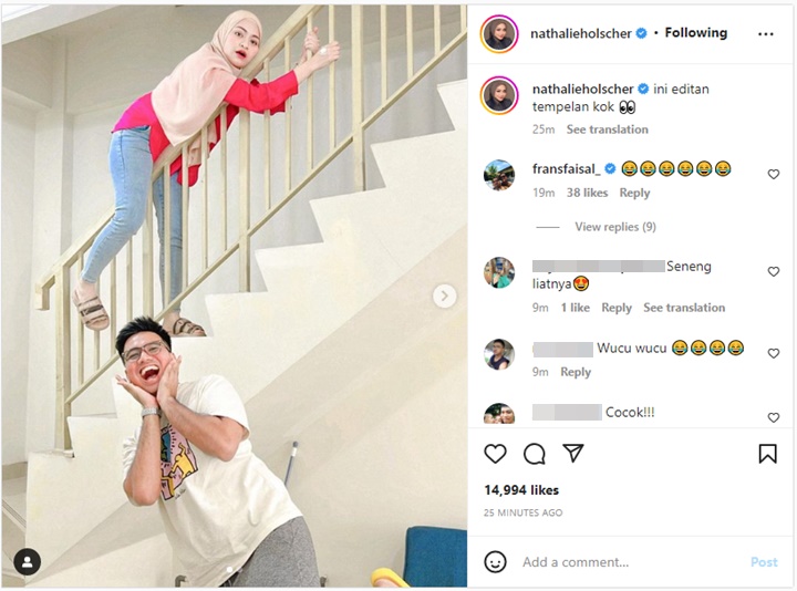 Makin Intens, Nathalie Holscher Pamer Foto Nyeleneh Bareng Frans Usai Haji Faisal Ngode Nolak Halus