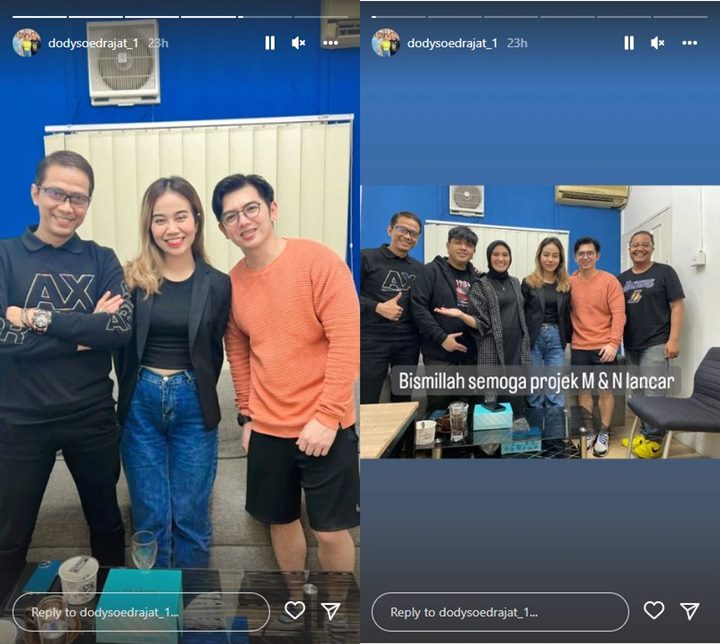 Mayang Foto Bareng Nicky Tirta Eks Vanessa Angel, Ada Proyek Bareng?