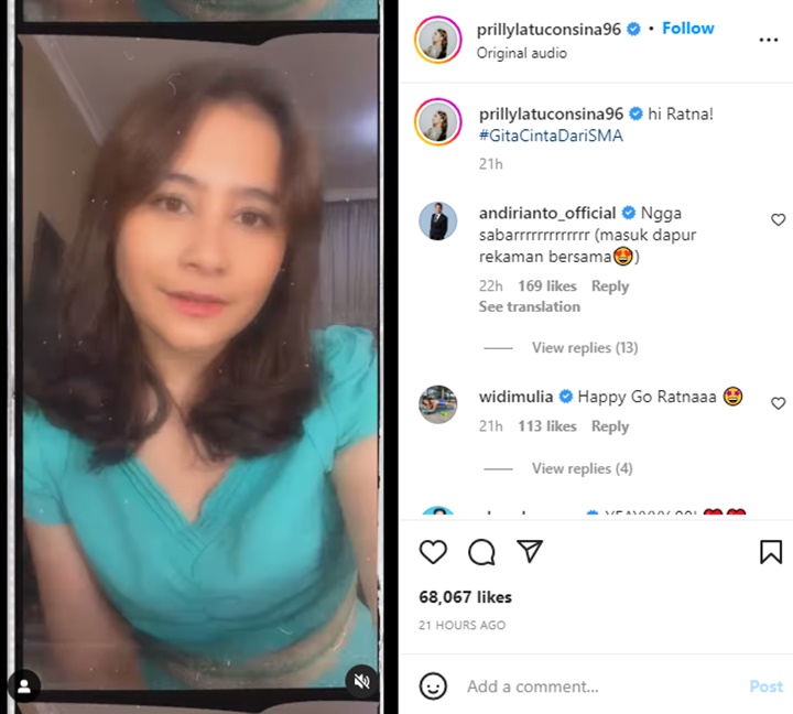 Prilly Latuconsina Rela Pangkas Rambut Demi Proyek Film Terbaru, Jadi Super Pendek?