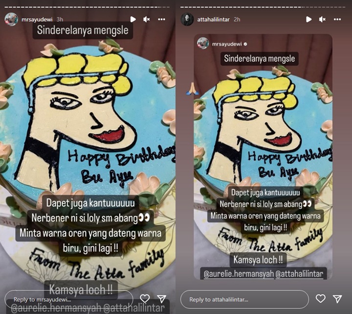 Dikado Ugly Cake Oleh Atta Halilintar dan Aurel Hermansyah, Ayu Dewi Sampai Geleng-geleng