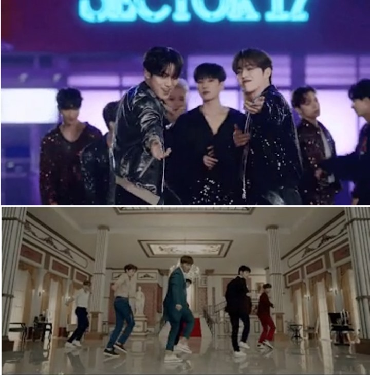 Gestur \'Buaya\' Mingyu dan S.Coups SEVENTEEN di Video Eye Contact \'_World\' Terinspirasi Grup Ini