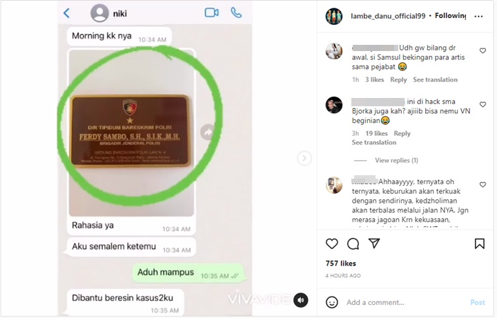 Viral Chat dan Pesan Suara Diduga Nikita Mirzani Soal Ferdy Sambo?
