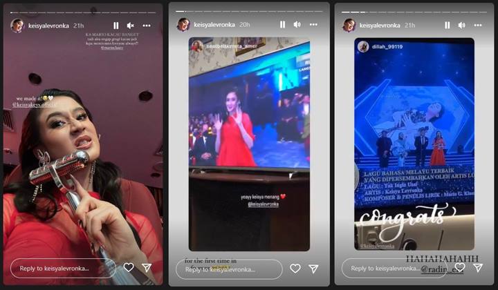 Keisya Levronka Raih Penghargaan di Malaysia untuk Kategori Ini