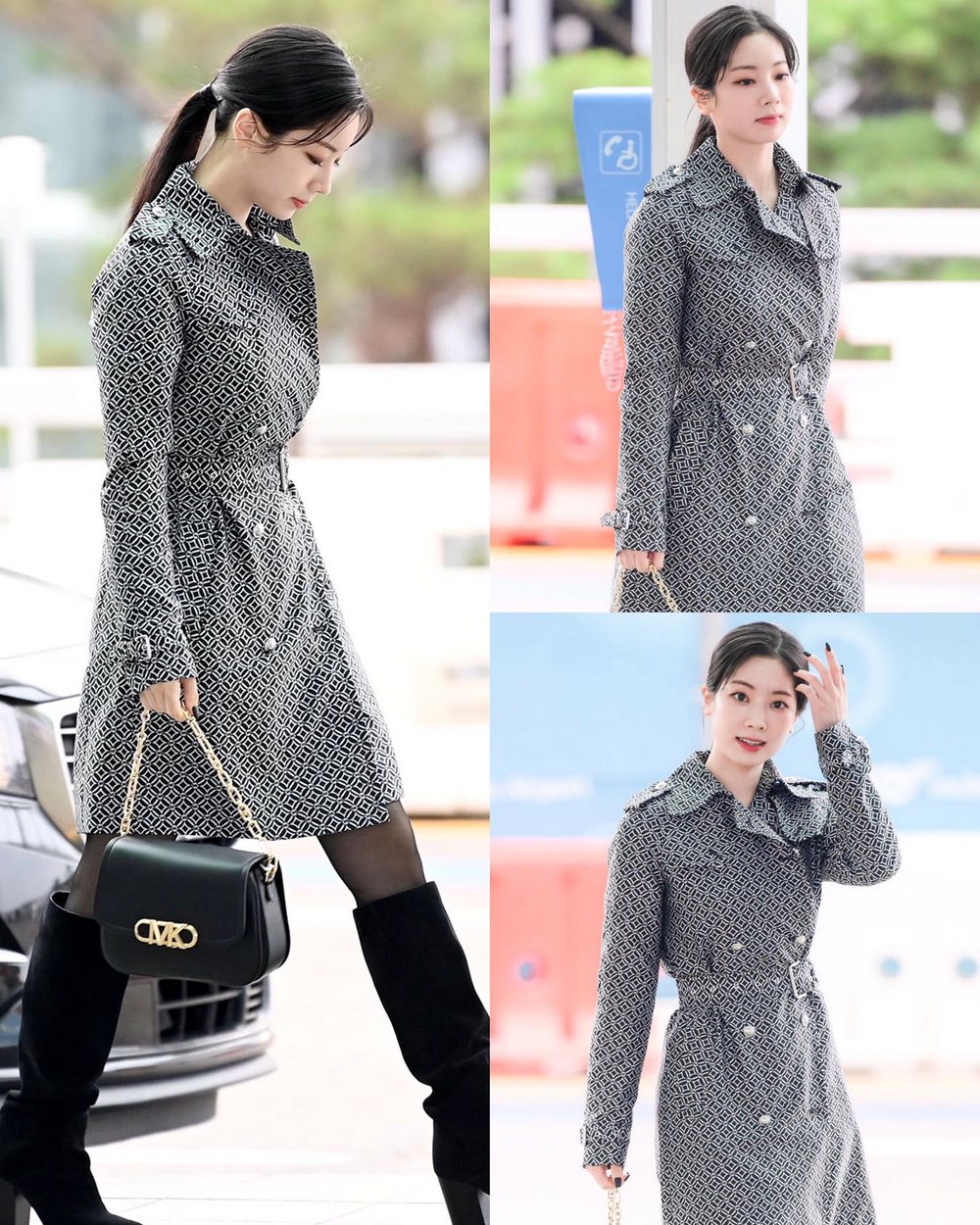 Biasa Tampil Simple, Dahyun Twice Bikin Heboh Usai Berbusana Bak Model Catwalk di Bandara