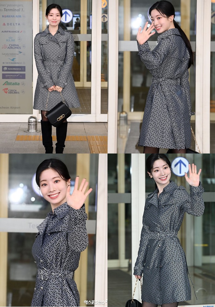 Biasa Tampil Simple, Dahyun Twice Bikin Heboh Usai Berbusana Bak Model Catwalk di Bandara