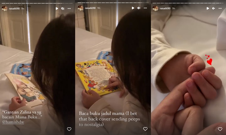 Gemas, Raisa Didongengi Sang Putri Bak Lagi Tukar Peran