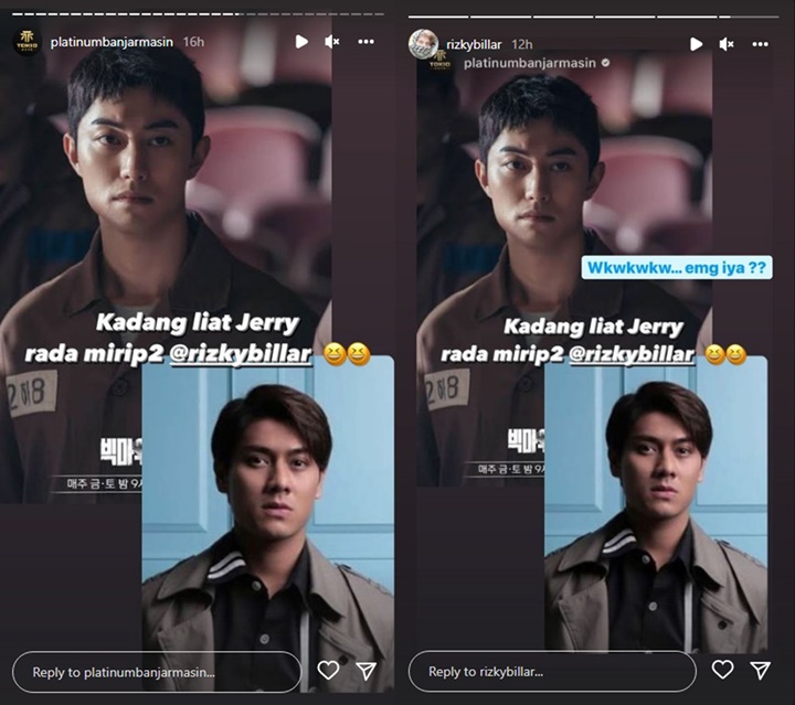 Rizky Billar Mendadak Disebut Mirip dengan Aktor \'Big Mouth\' di Foto Ini, Setuju?