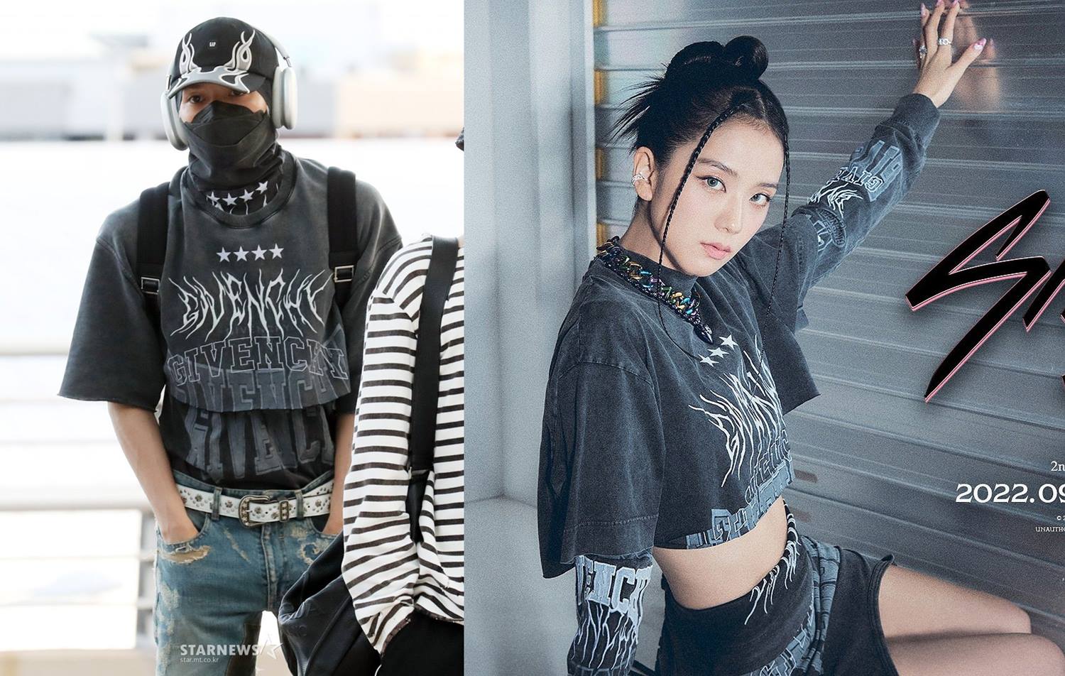 Jisoo BLACKPINK dan Taeyong NCT kembaran outfit