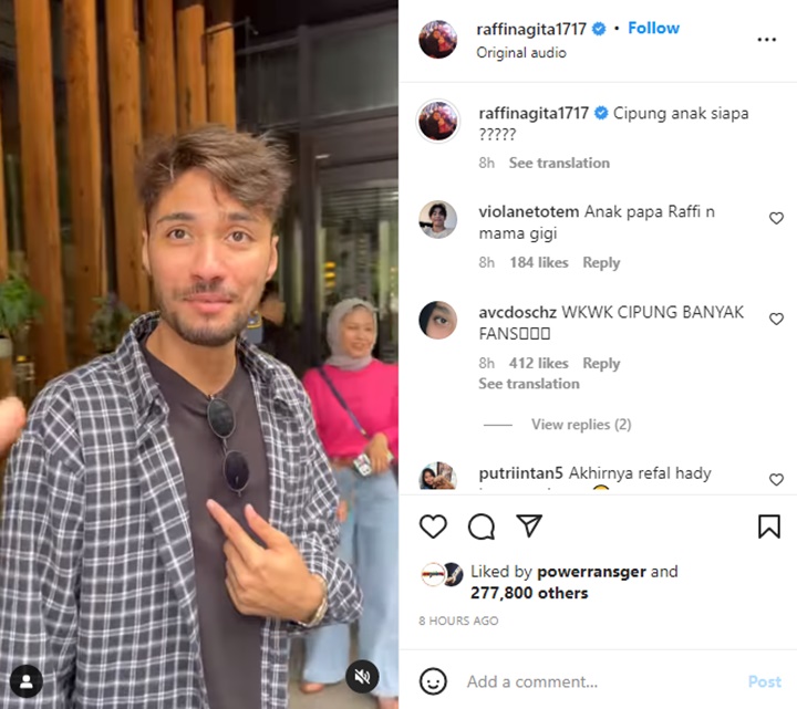 Terlalu Gemas, Refal Hady Sampai Klaim Cipung Putra Nagita Slavina Mirip Dengannya