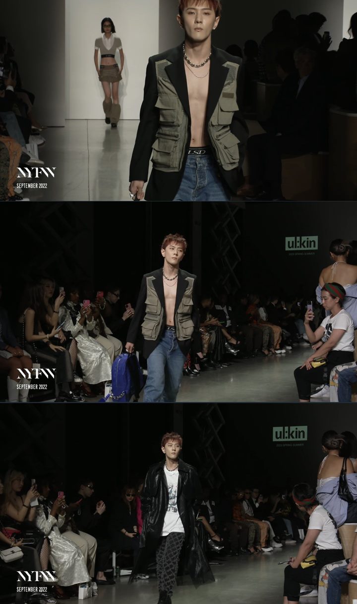 Donghyuk iKON Debut Sebagai Model dan Desainer di New York Fashion Week 2022
