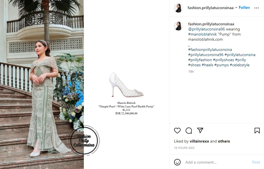 \'Saingi\' Pengantin, Sepatu Kaca Prilly Latuconsina Saat Jadi Bridesmaid Berharga Fantastis?