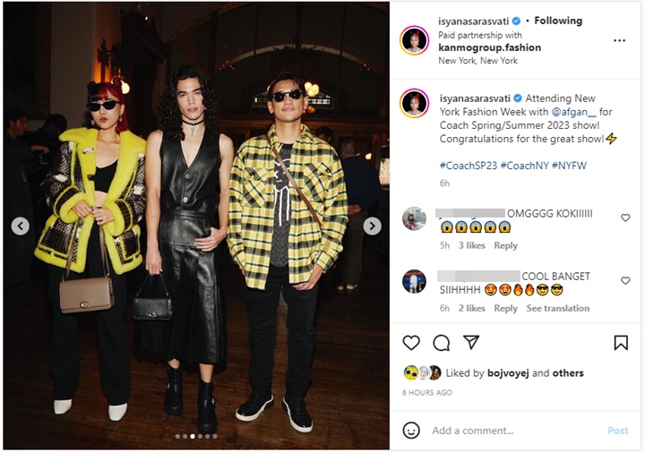 Usai Dipuji Doja Cat, Isyana Sarasvati Pamer Foto Bareng Conan Gray di NYFW 2022 Bikin Heboh