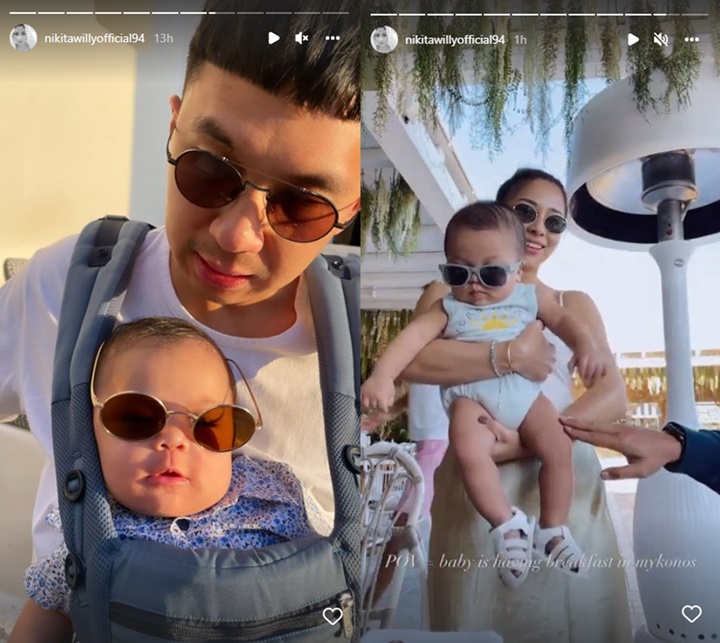 Nikita Willy-Indra Priawan dan Baby Izz Kompakan Pakai Fashion Item Ini, Harganya Selangit?