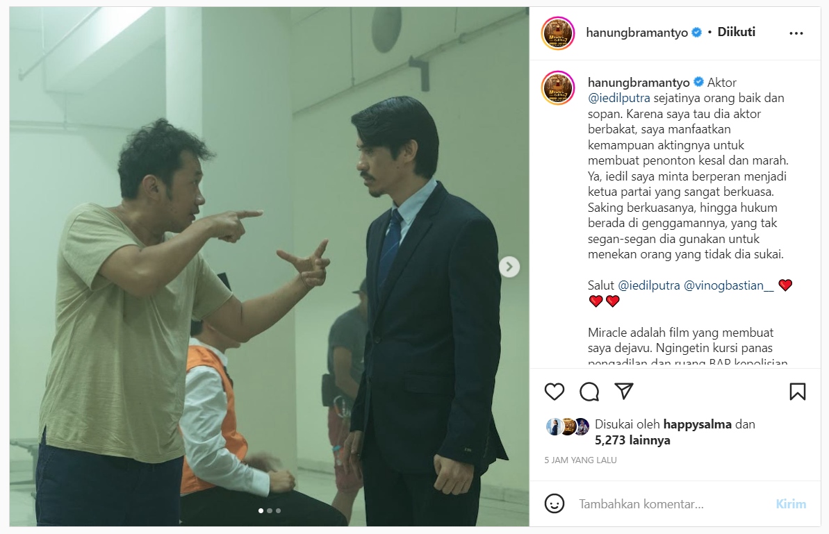 Iedil Dzuhrie Perankan Karakter Antagonis di \'Miracle In Cell No. 7\', Sifat Asli Terkuak
