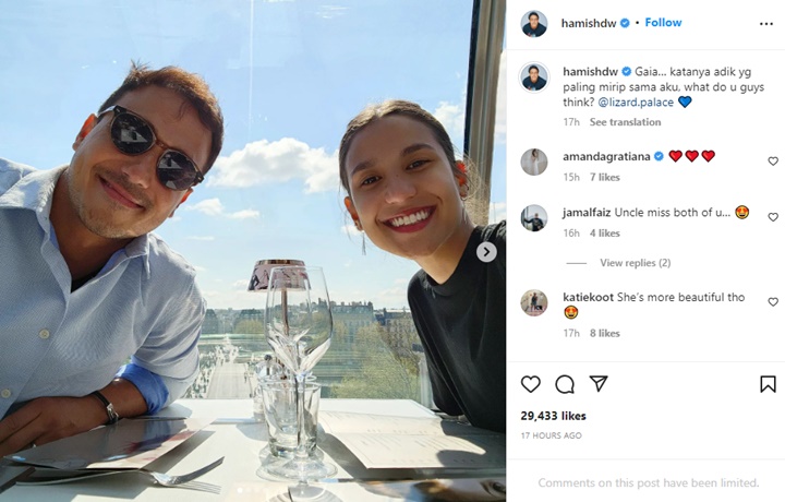 Hamish Daud Kenalkan Adik Perempuan, Paras Cantik Bikin Salfok Disangka Pevita Pearce