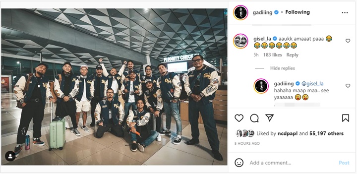 Gading Marten Pamer ke Amerika Bareng The Prediksi, Komentar \'Kesal\' Gisella Anastasia Bikin Salfok
