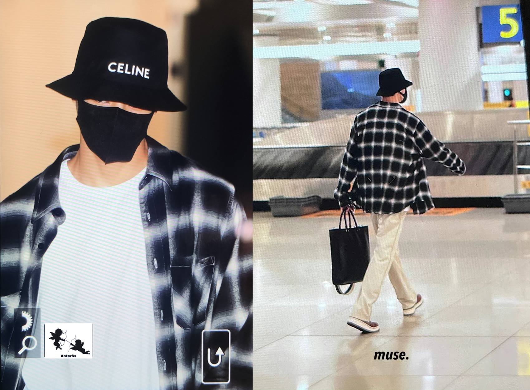 Potret Jeno NCT di Incheon Airport