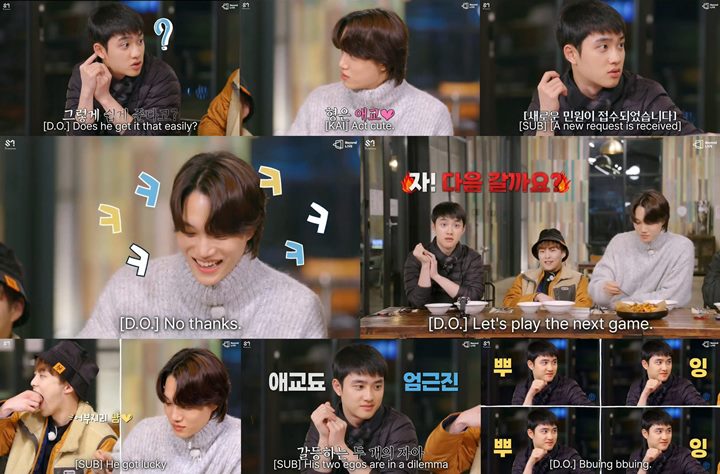 Buang Gengsi, Momen D.O. EXO Lakukan Aegyo Demi Dapatkan Makanan Bikin Fans Gemas