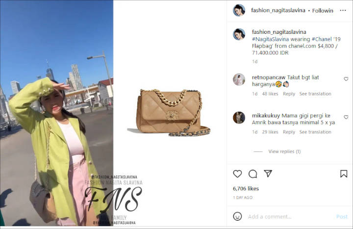 Nagita Slavina Dandan Cantik Ala \'Cewek Kue\', Harga Tas Setara Tanah Kavling Bikin Auto Dzikir