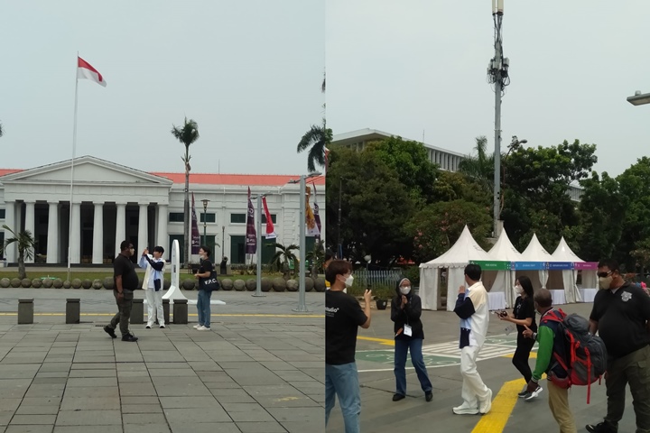 Sampai Duluan, Ryeowook Super Junior Asyik Jalan di Kota Tua Jelang \'Super Show 9 Jakarta\'