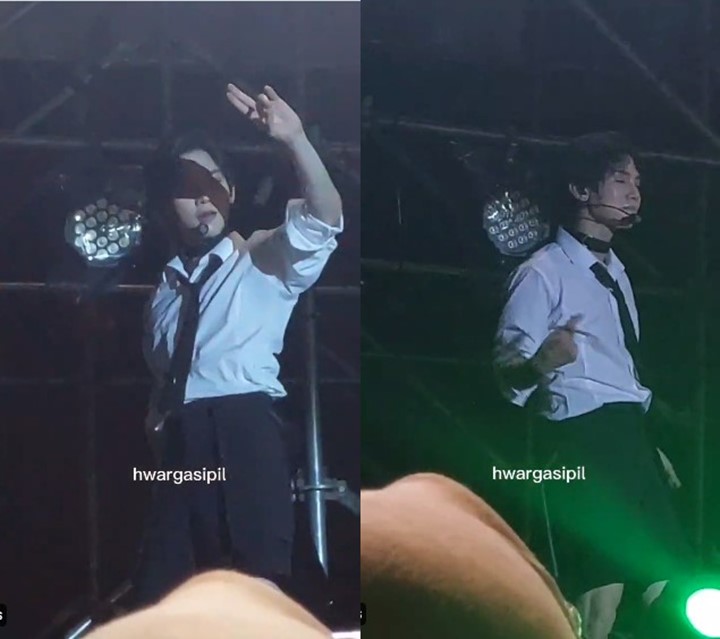 Yeosang ATEEZ Pamer Otot Lengan di \'KPOP Land\' Jakarta, Outfit Unik Jadi Sorotan