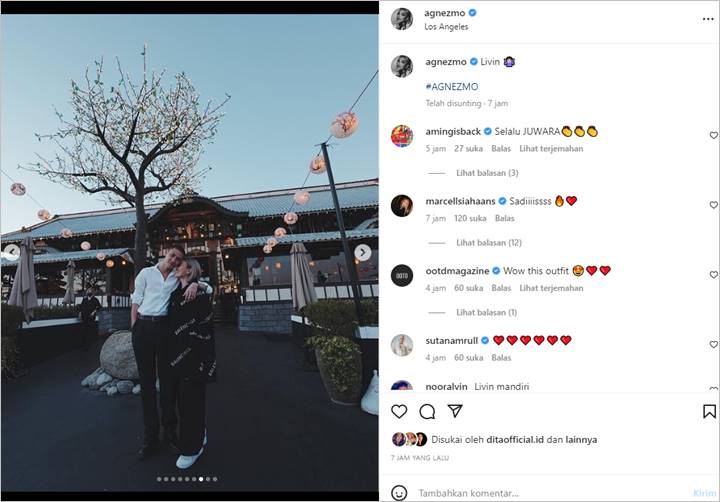 Agnez Mo Bombardir Foto Bareng Pacar Tampan, Gaya Adam Rosyadi Ini Disebut Damage Banget