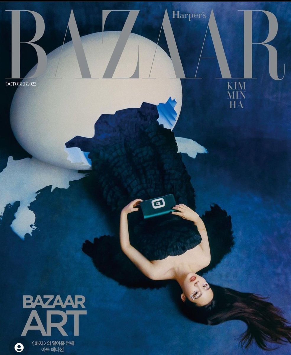 Tampil Artistik di Majalah Harper\'s Bazaar, Kim Min Ha Akui \'Pachinko\' Telah Mengubah Hidupnya