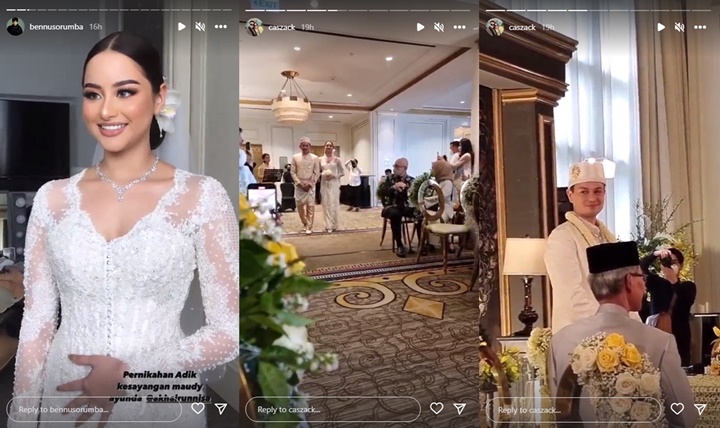 Sah! Amanda Adik Maudy Ayunda Resmi Menikah, Momen Manis Saat Akad Disorot