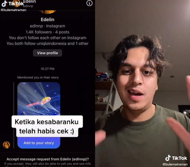 Kevin Julio Habis Kesabaran Sampai Klarifikasi di TikTok Gegara Netter Salah Alamat