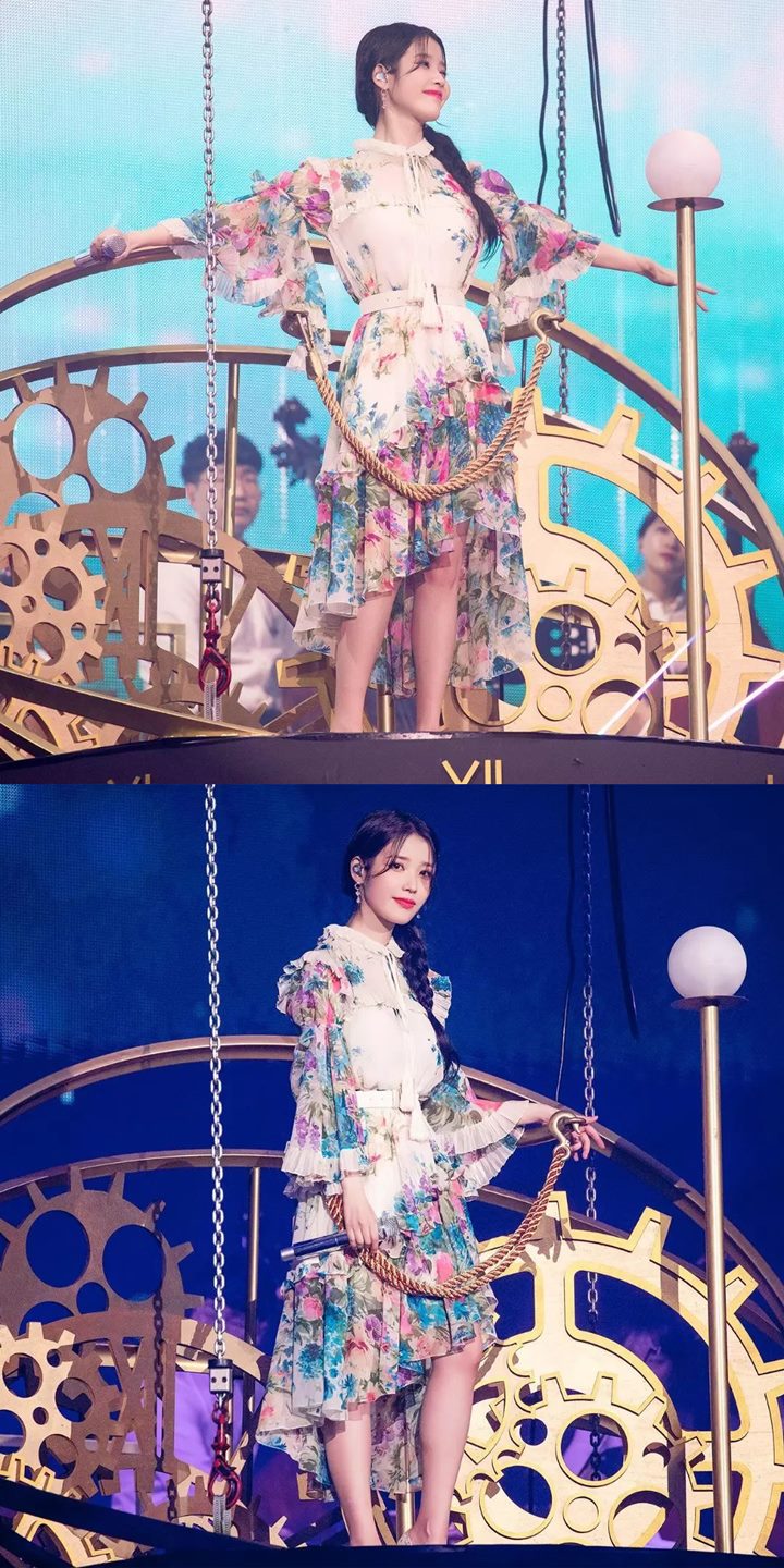 IU Cantik Pakai Dress Putih Bunga-Bunga di \'The Golden Hour\', Harganya Hampir 100 Juta