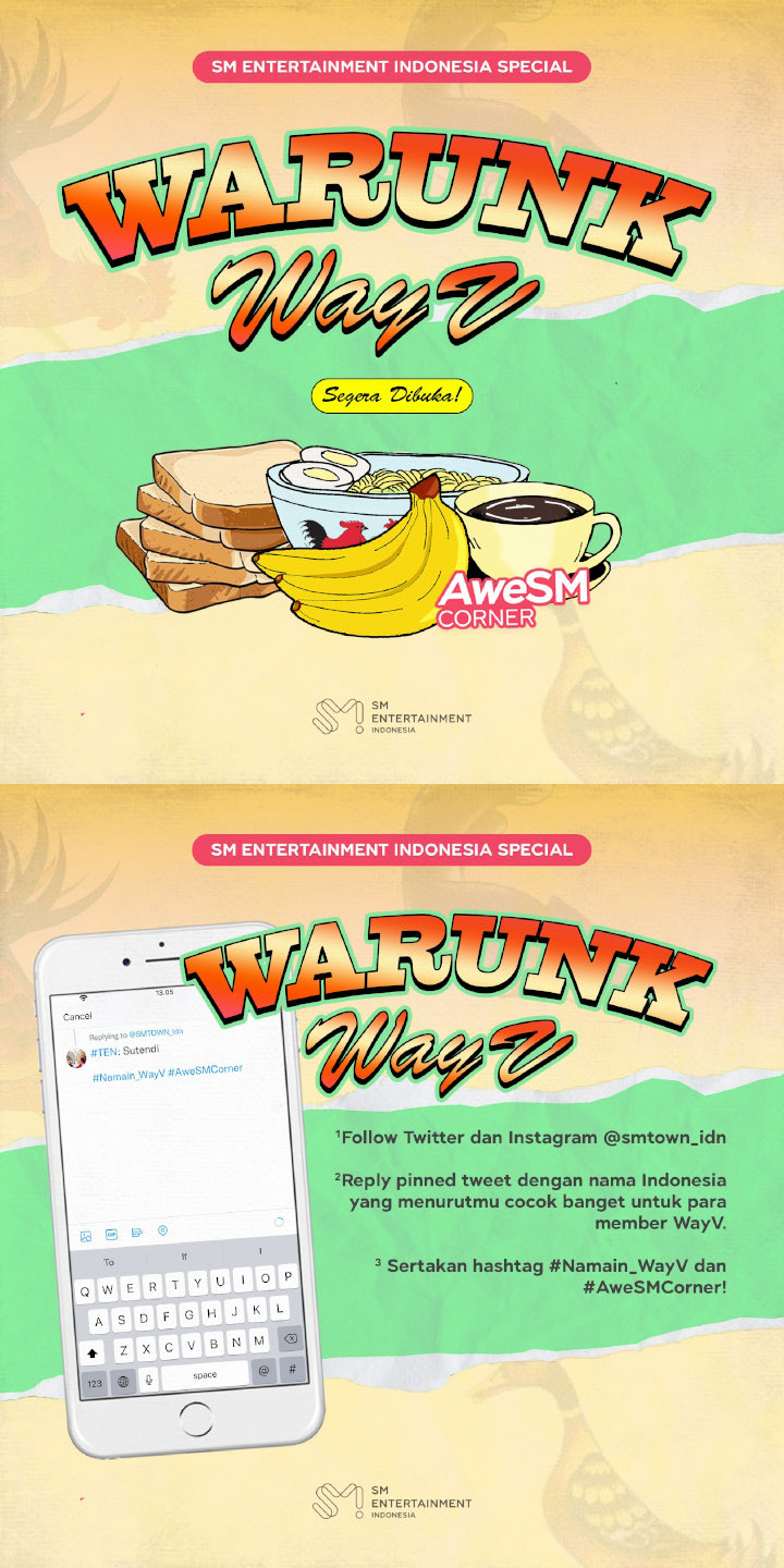 WayV Bakal Buka Warung di Indonesia, Fans Diminta Usulkan Nama Lokal untuk Para Member