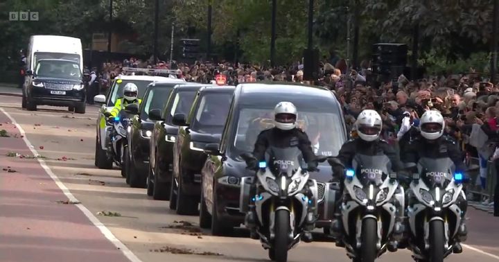 Mobil Jenazah Ratu Elizabeth II