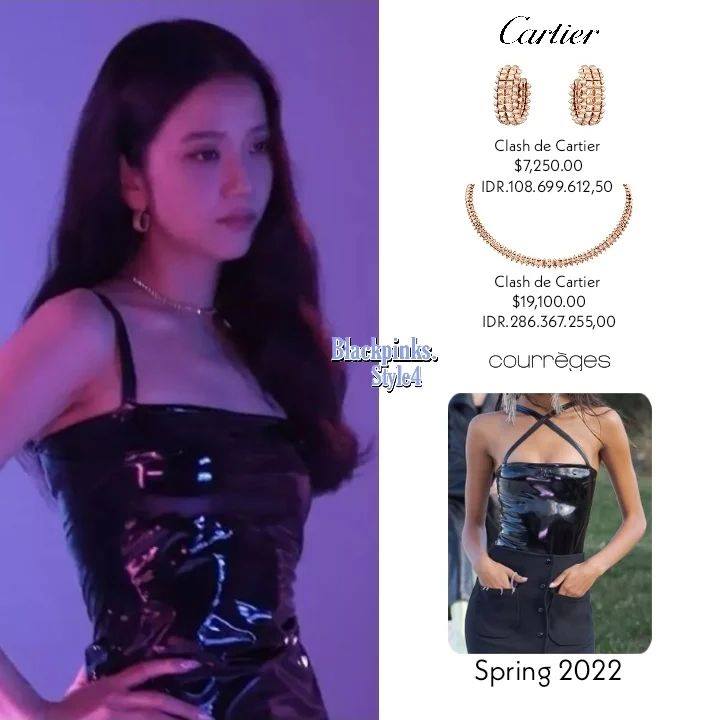 Detail Gaun Jisoo BLACKPINK