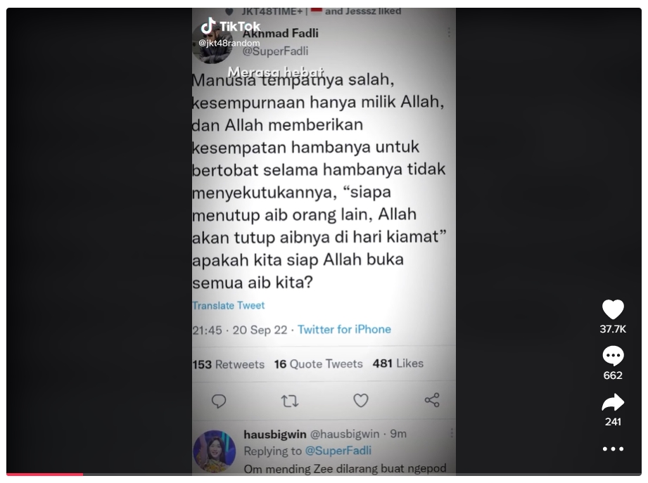 Ayah Zee JKT48 Benarkan Sang Putri Merokok?