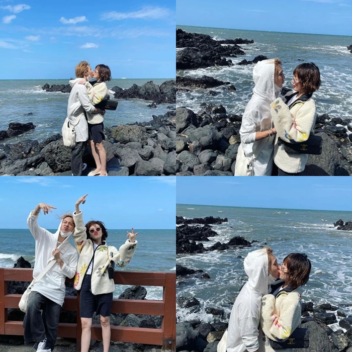 Makin Tak Terpisahkan, HyunA-Dawn Pamer Kemesraan Liburan Bareng di Pulau Jeju