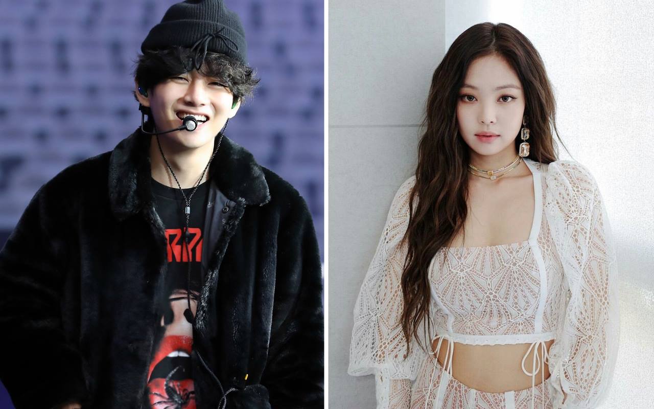 Angle Baru, Tersebar Foto Kencan Diduga V BTS & Jennie BLACKPINK Pakai 2 Barang Couple di Lift