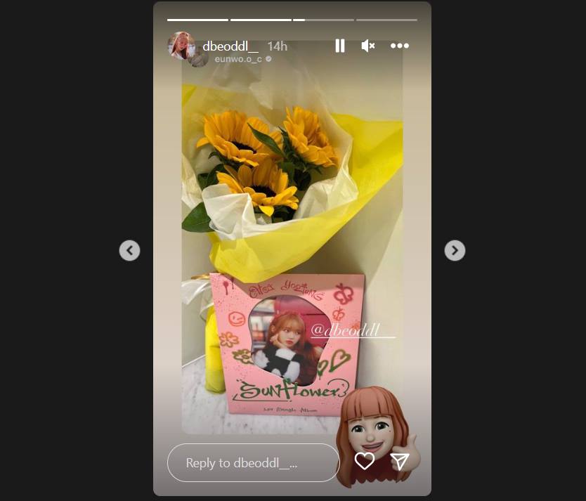 Interaksi Cha Eun Woo ASTRO dan Yoojung Weki Meki