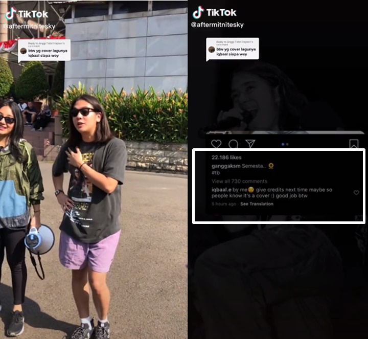 Iqbaal Ramadhan Diduga Semprot Gangga Kusuma Eks Awkarin Gegara Klaim Lagu Miliknya