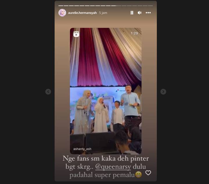 Aurel Hermansyah Ngefans dengan Aksi Arsy Nyanyi ‘Ojo Dibandingke’, Kenang Tabiat Sang Adik Dulu