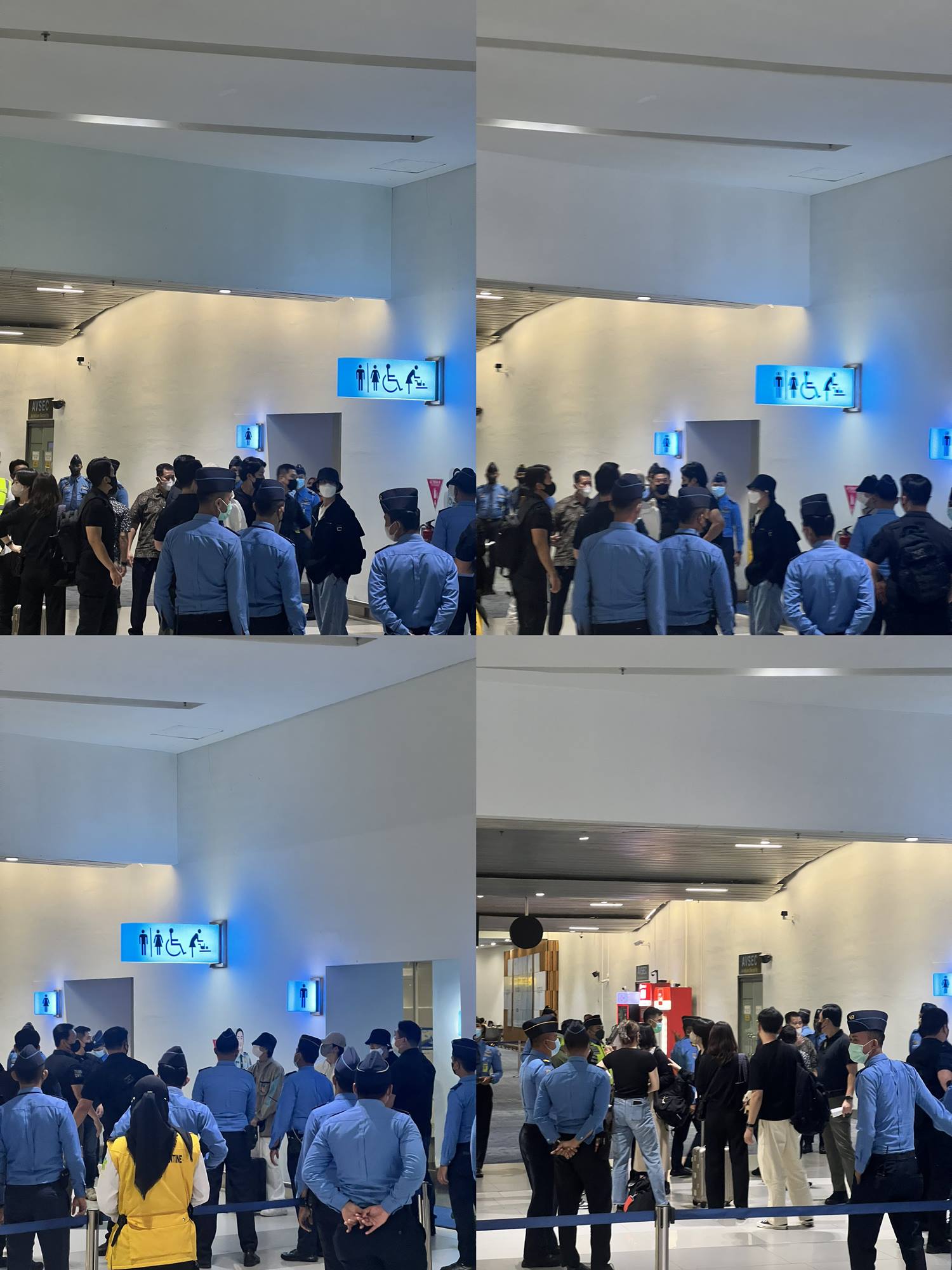 Momen SEVENTEEN di bandara Jakarta