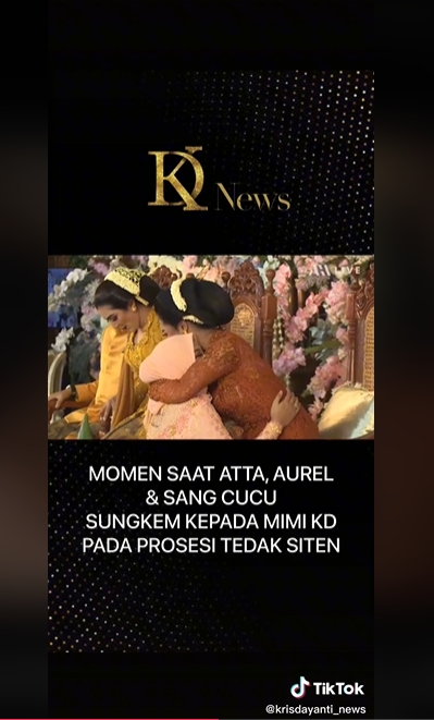 Momen Krisdayanti dan Aurel Hermansyah di Tedak Siten Ameena Ini Sukses Bikin Haru