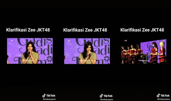 Tahan Tangis, Zee JKT48 Minta Maaf Usai Video Diduga Merokok Viral