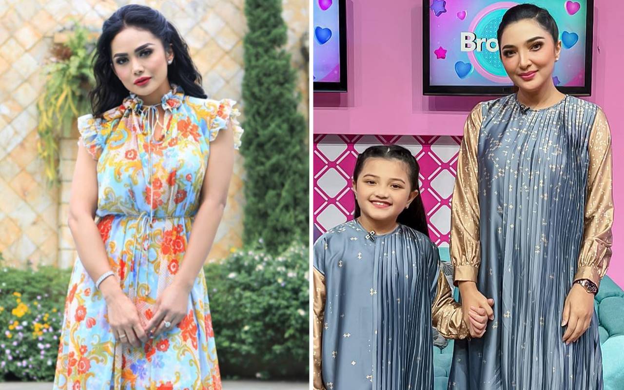 Momen Gemas Krisdayanti Bersama Arsy Anak Ashanty di Tedak Siten Ameena