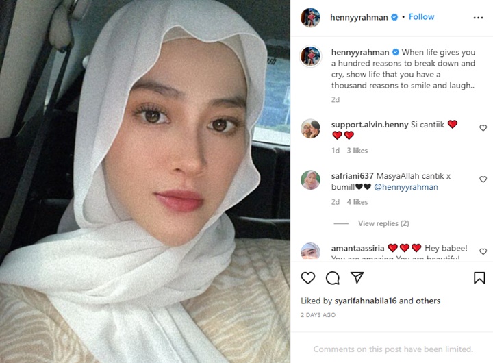 Henny Rahman Disebut Sempat Keguguran, Postingan Terakhir Bahas Soal Tangisan Disorot