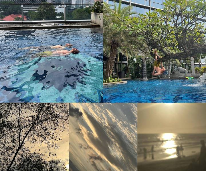 The8 SEVENTEEN Asyik Renang Bareng Vernon Hingga Ngode Sempat ke Pantai Selama di Indonesia