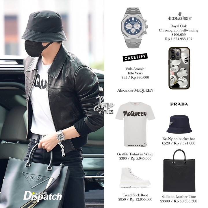 Jeno NCT Dream Berangkat ke Jakarta Kenakan Outfit Super Mahal, Barang Ini Seharga Rp 1,6 Miliar