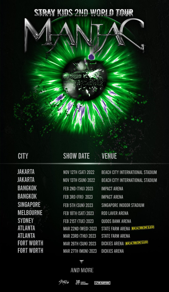 Stray Kids Umumkan Kota Tambahan Tur Dunia \'MANIAC\', Jakarta Masuk dalam Daftar