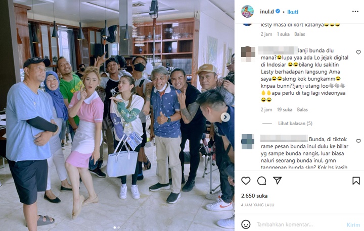 Digeruduk Netizen, Inul Daratista Akhirnya Tanggapi Dugaan KDRT yang Menimpa Lesti Kejora